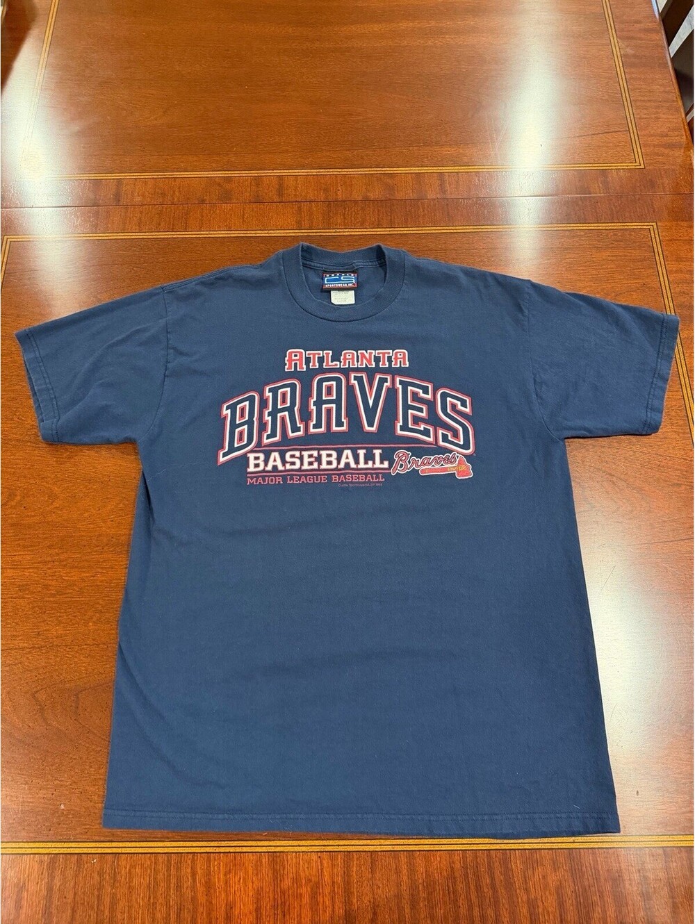 Vintage 1999 Atlanta Braves T Shirt Mens Large MLB Made USA Crable Sportswear